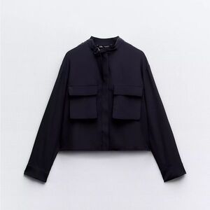 Zara Dark Utility Jacket